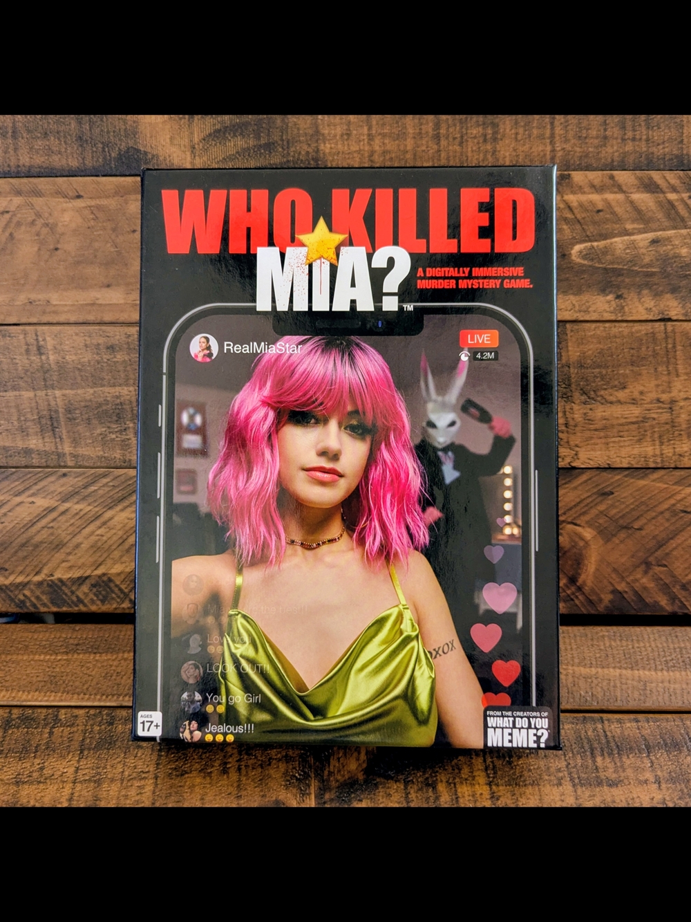 Who Killed Mia? A Digitally Immersive Murder Mystery Adult Crime Board Game